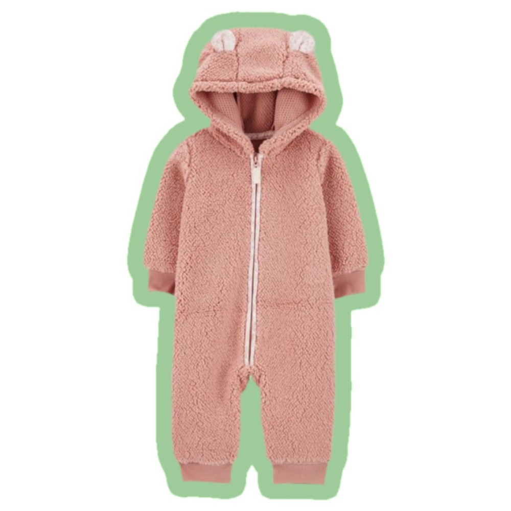 Baby Zip-Up Sherpa Jumpsuit